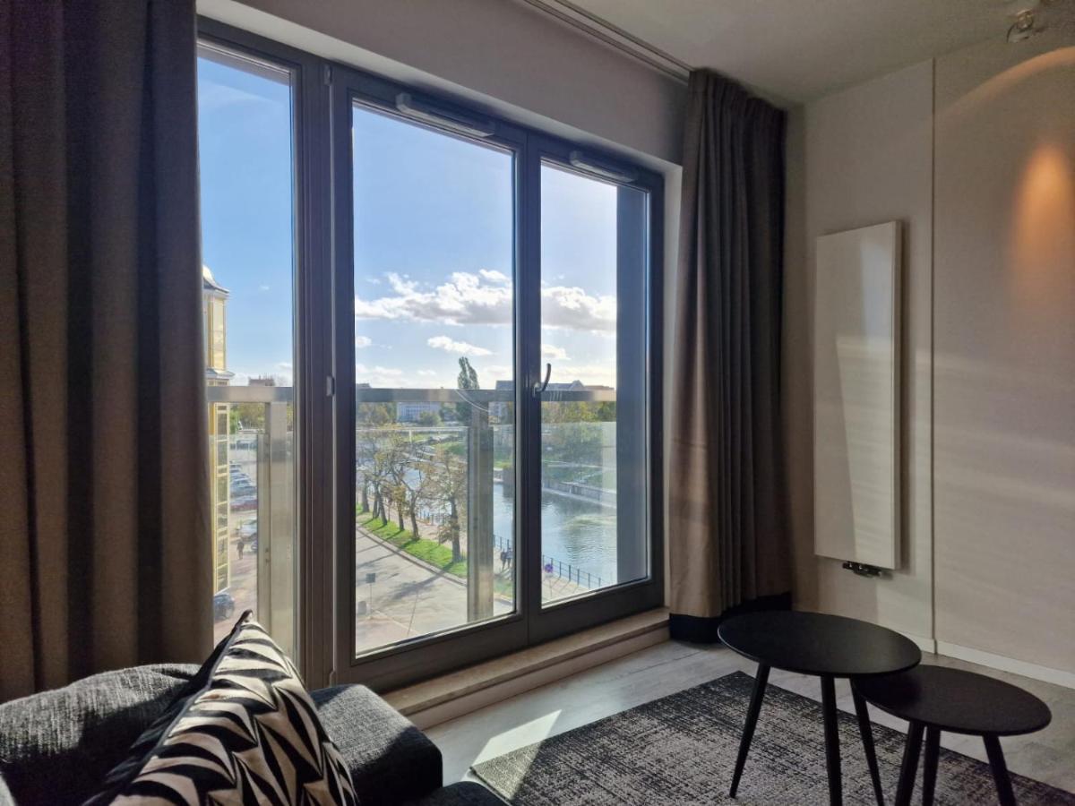 Apartament Szafarnia Waterline, Marina Appartamento Danzica Esterno foto