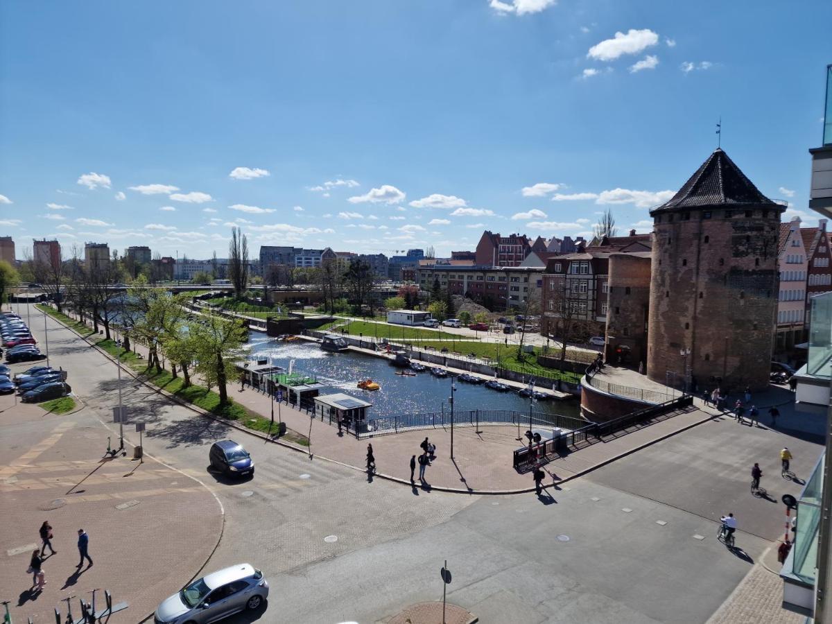 Apartament Szafarnia Waterline, Marina Appartamento Danzica Esterno foto